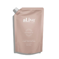 Al.ive Body Hand & Body Wash Refill 1 Litre - Applewood & Goji Berry