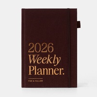 Fox & Fallow Vertical Planner - Chocolate