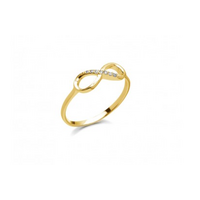 Urbanwall Jewellery Infinity Ring - Gold