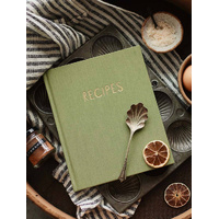 Write To Me Recipes Journal - Olive