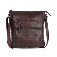 Rugged Hide Carolina Crossbody Bag - Brown
