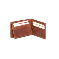Rugged Hide Jaipur Wallet - Brandy