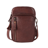 Rugged Hide Dallas Crossbody Bag - Brown
