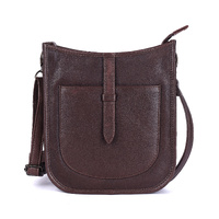 Rugged Hide Aloe Bag - Brown