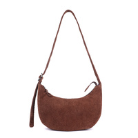 Rugged Hide Tulip Bag - Brown