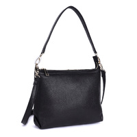 Rugged Hide Freesia Crossbody Bag - Black