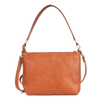 Rugged Hide Freesia Crossbody Bag - Tan