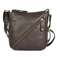 Rugged Hide Beatrice Crossbody Bag - Brown
