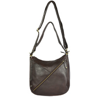 Rugged Hide Bridget Crossbody Bag - Brown
