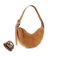 Rugged Hide Indie Crossbody Bag - Dark Caramel
