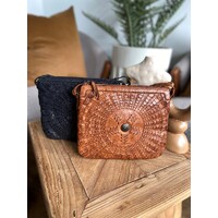 Rugged Hide Willow Leather Crossbody Bag