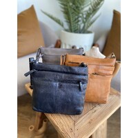 Rugged Hide Michelle Leather Crossbody Bag