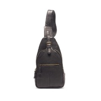 Rugged Hide Mika Sling Bag - Black