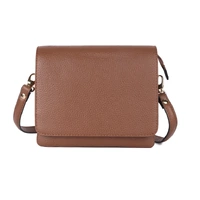 Rugged Hide Phoenix Crossbody Bag - Dark Brown