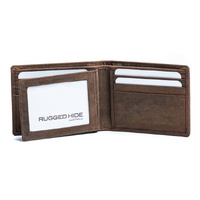 Rugged Hide Kevin Wallet - Brown