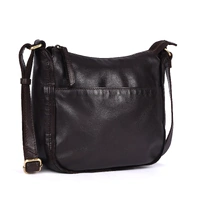 Rugged Hide Clover Crossbody Bag - Brown