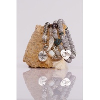 Jaz Flowers Stretchy Doodah Stack Bracelet - Roo