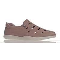 Alfie & Evie Rubin W Leather Shoe - Dark Stone