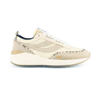 Superga 4089 Training 9TS Calfhai Sneaker - Eggshell Spots