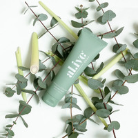 Al.ive Body Clay Body Scrub 140ml - Lemongrass & Eucalyptus