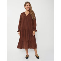 Stella+Gemma Paris Dress - Coffee