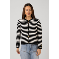 Stella+Gemma Henri Cardigan - Black Tea