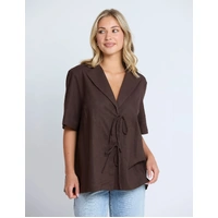 Stella + Gemma Solene Shirt - Chocolate