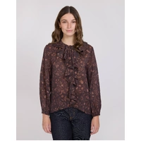 Stella + Gemma Colette Blouse - Cacao Jardin