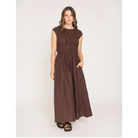 Stella + Gemma Natalie Dress - Chocolate