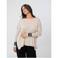 Stella + Gemma Farah Knit - Natural/Black