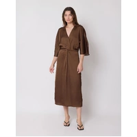 Stella + Gemma Elle Dress - Brown Mini Spot