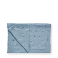 Nana Huchy Bobble Baby Blanket - Baby Blue