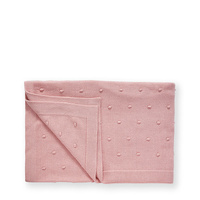 Nana Huchy Bobble Baby Blanket - Fairy Floss Pink