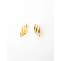Stella+Gemma Solid Bar Earrings - Gold