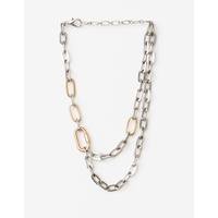 Stella+Gemma-Gold/Silver Duo Chain Choker