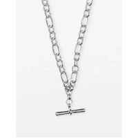 Stella+Gemma Chunky Fob Necklace - Silver