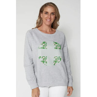 Stella+Gemma New Bloom Sweater - Grey Marle
