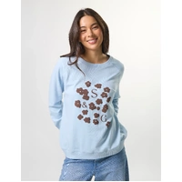 Stella + Gemma Classic Sweat - Ice Choco Bloom