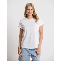 Stella+Gemma Sohp Cuff Crew - White