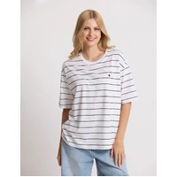 Stella+Gemma Porter Tee - White and Black