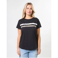 Stella+Gemma Classic Tee True Icon - Black