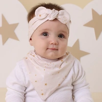 Snuggle Hunny Organic Dribble Bib - Stardust