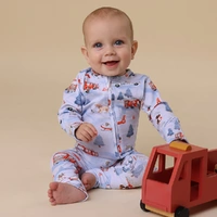 Snuggle Hunny Organic Snugglesuit Convertible Romper - To The Rescue