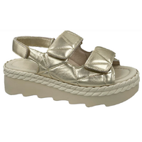 Alfie & Evie Situation Leather Sandal - Gold