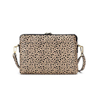 Black Caviar Designs Kiara Crossbody/Clutch Bag - Pebbled
