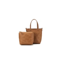 Black Caviar Designs Mini Suki 2 Piece Handbag Set - Tan