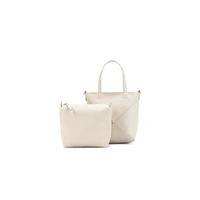 Black Caviar Designs Mini Suki 2 Piece Handbag Set - Oatmeal