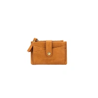 Black Caviar Designs Mabel Card Holder/Coin Purse Wallet - Tan