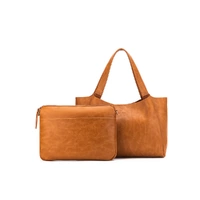 Black Caviar Designs Sylvie Computer & Crossbody Tote Bag - Tan