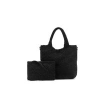 Black Caviar Designs Arielle 2 Piece Suedette Top Handle - Black